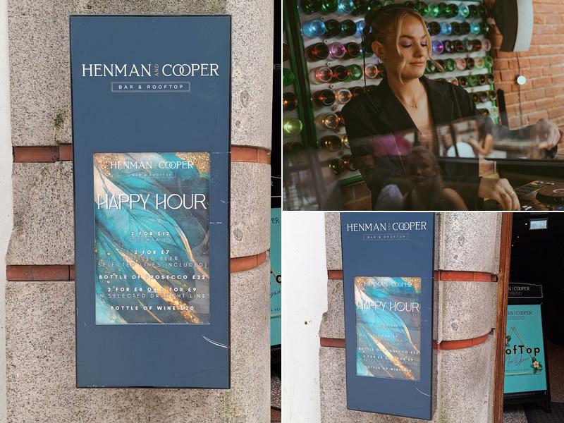 Henman & Cooper Menu