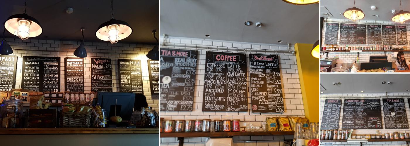 Cafephilia Menu