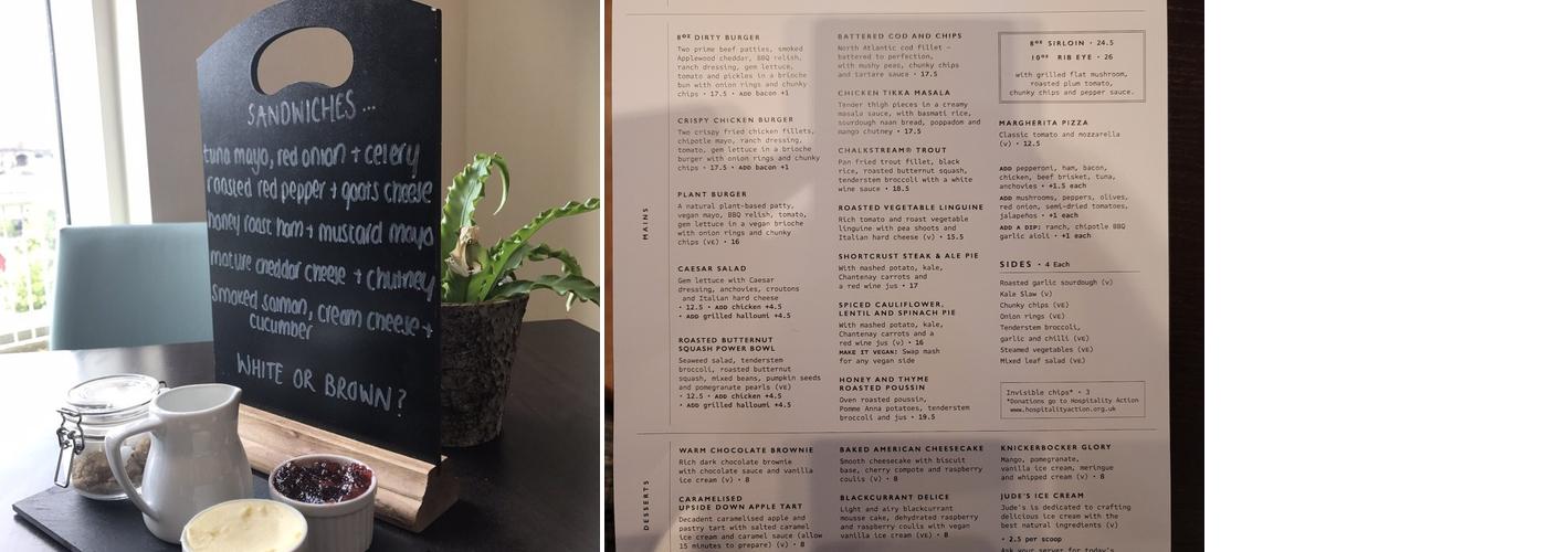 Windows on the Tyne Restaurant - Gateshead Menu