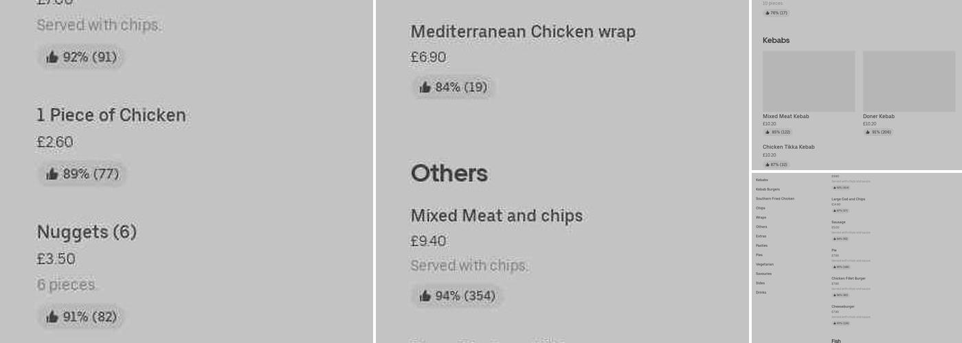 Dolphin Fish Bar Menu