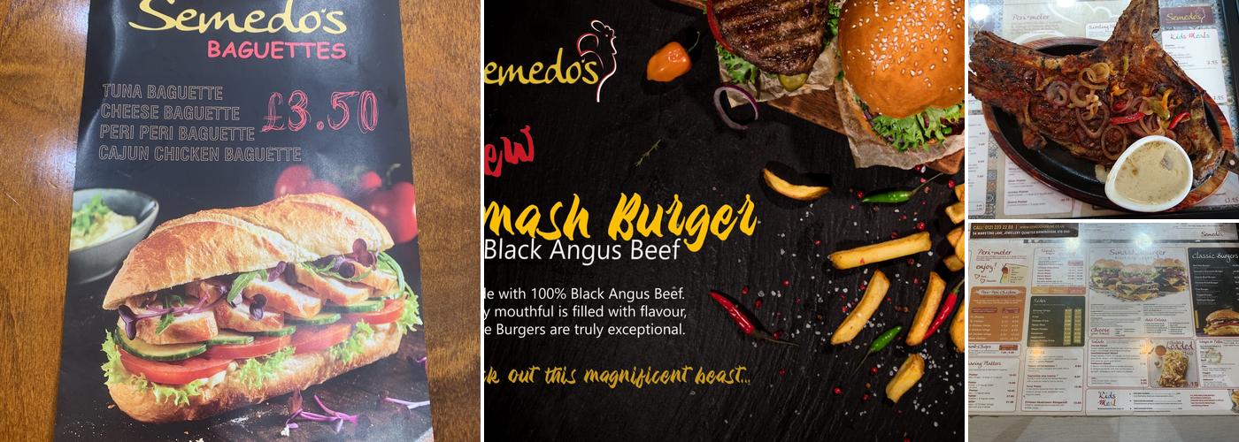 Semedos restaurant Menu