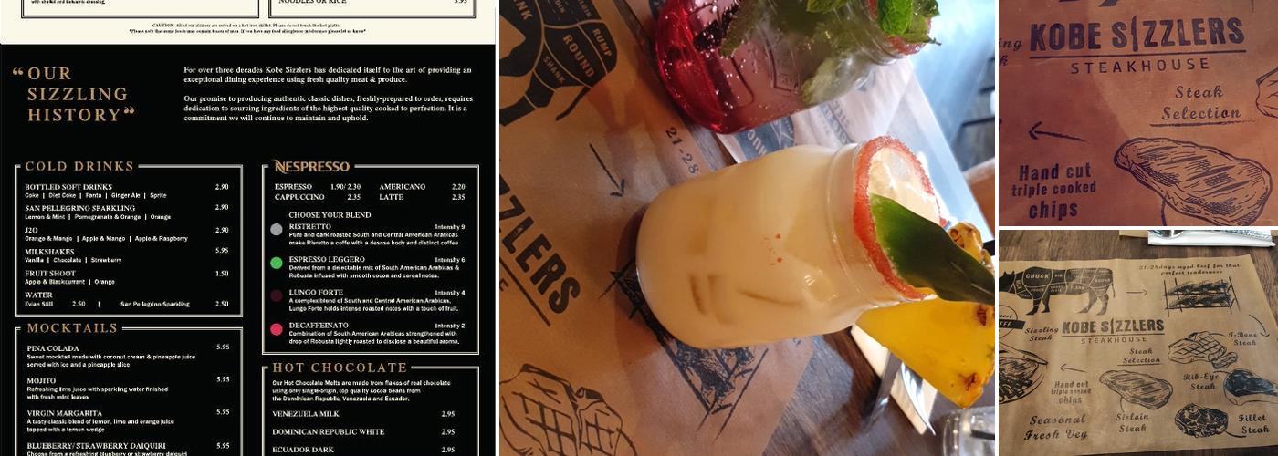 Kobe Sizzlers Menu