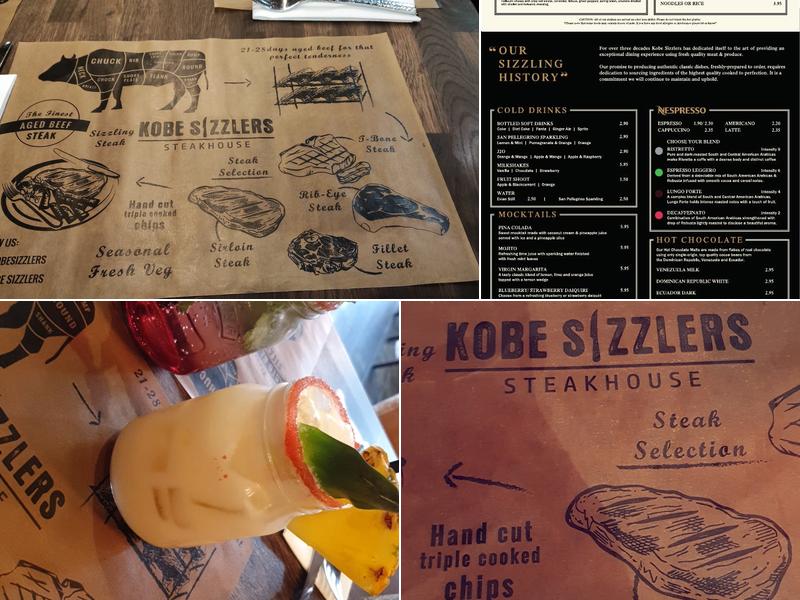 Kobe Sizzlers Menu