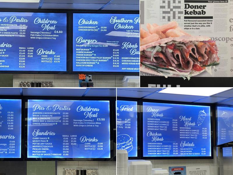 The Plaice Fish Bar Menu