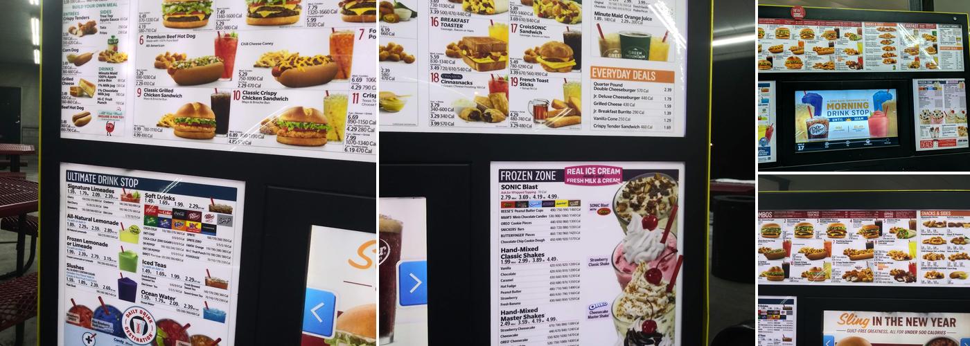 Sonic Drive-In Menu