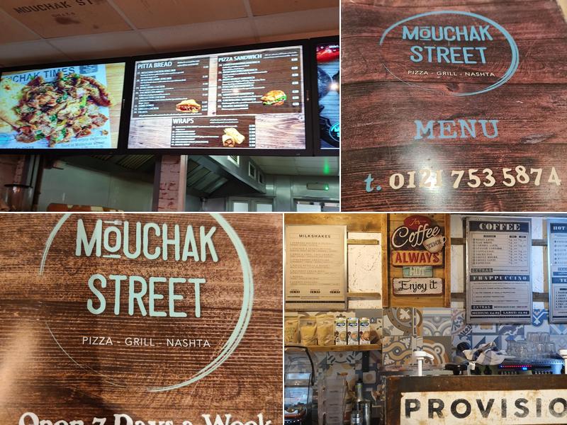 Mouchak Street Ltd Menu