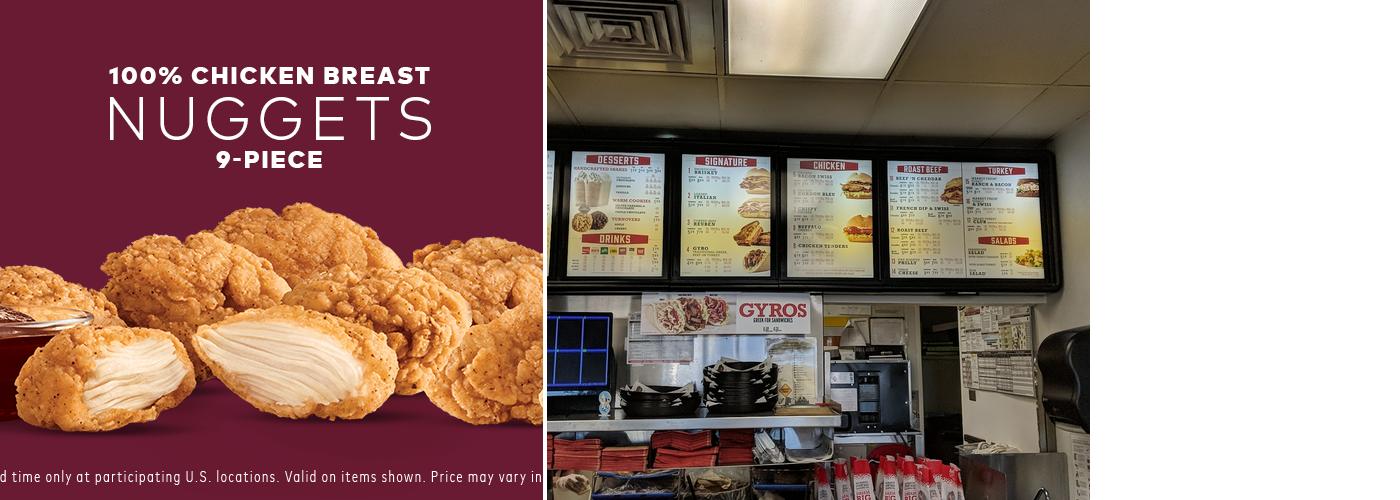 Arby's Menu