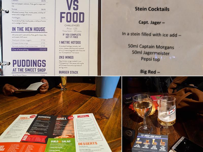 The Bierkeller Birmingham Menu