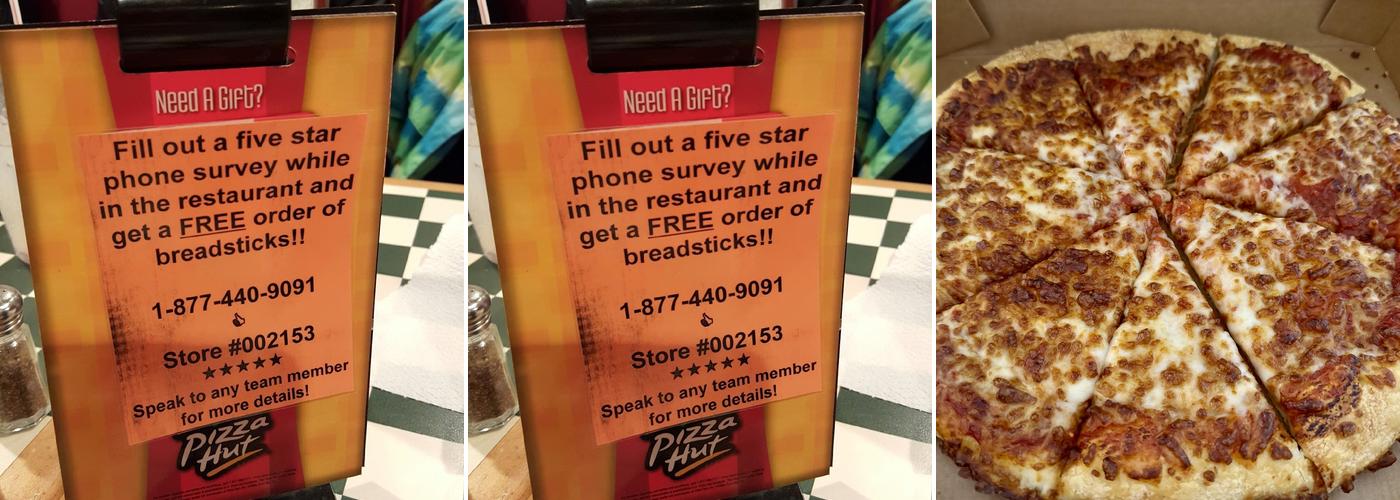 Pizza Hut Menu