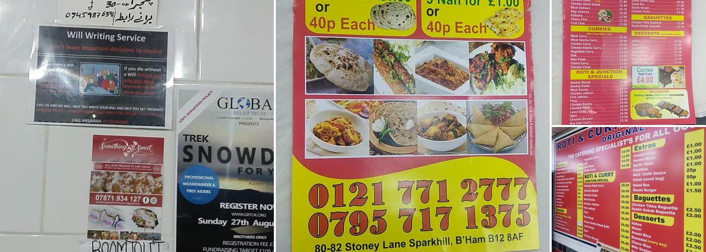 Roti & Curry Junction Menu