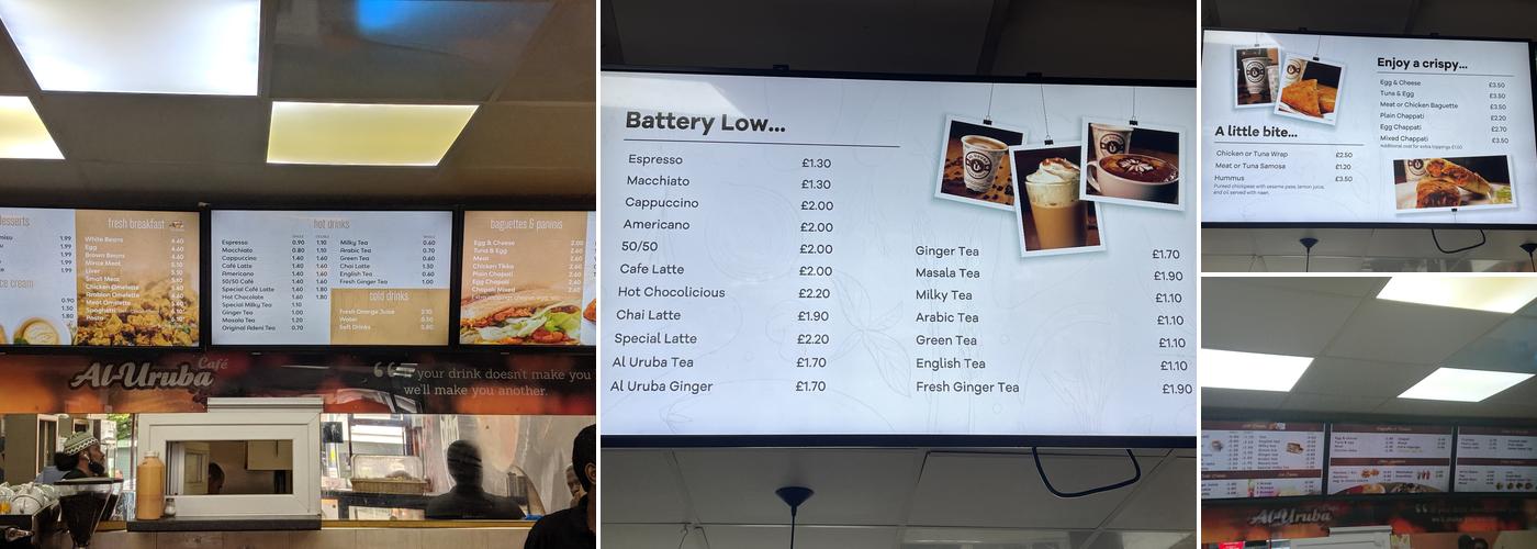 Al Uruba Cafe Menu
