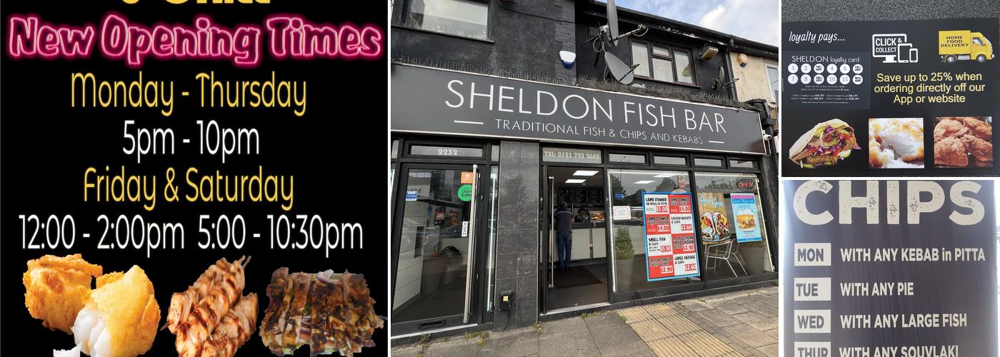 Sheldon Fish Bar Menu