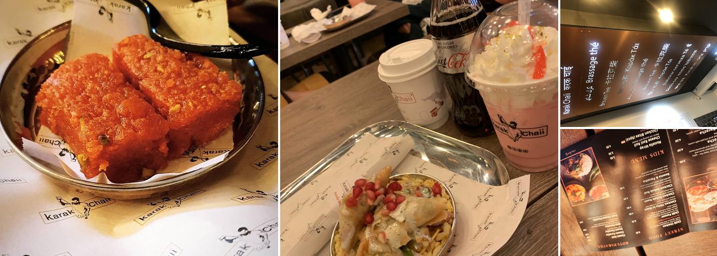 Karak Chaii Hall Green Menu