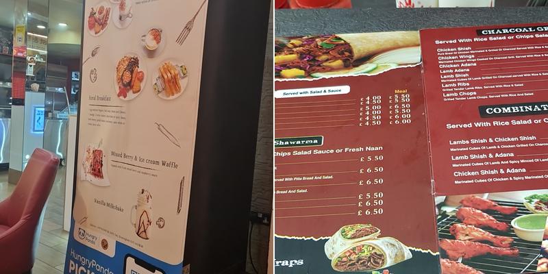 Turkish Kitchen Menu