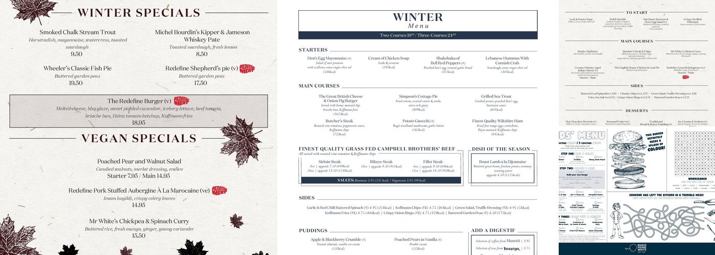 Marco Pierre White Steakhouse, Bar & Grill Birmingham Menu