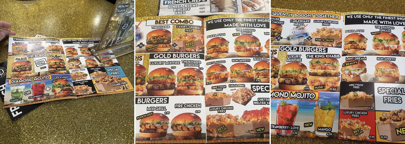 ME YOU RESTAURANT Menu