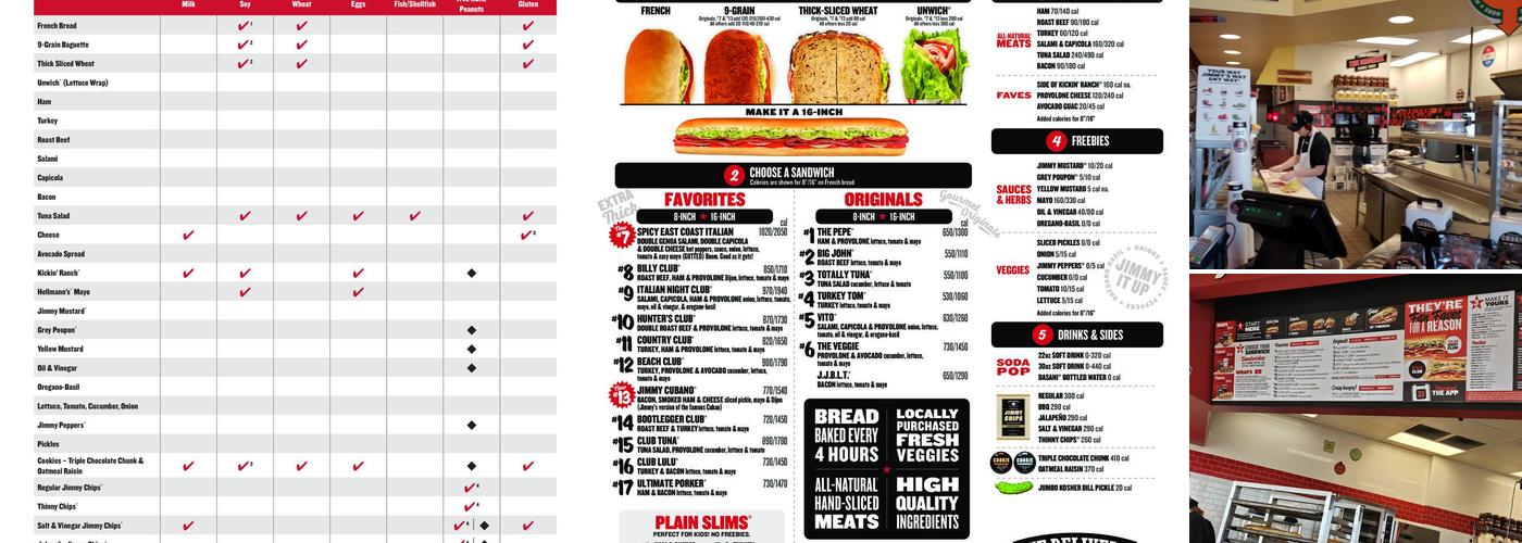 Jimmy John's Menu