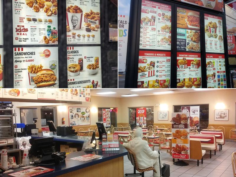 KFC Menu