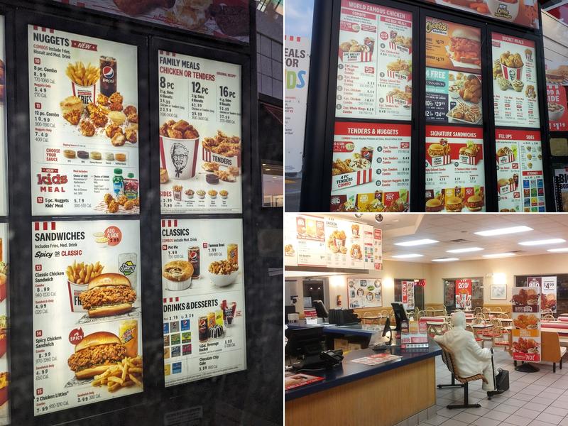 KFC Menu
