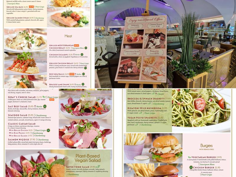 Caffè Concerto Birmingham Menu