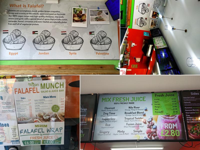 Falafel Vegan Munch Menu