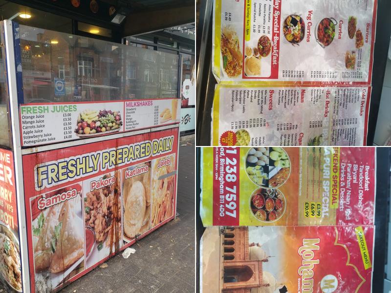 Mohammadi sweet centre Menu