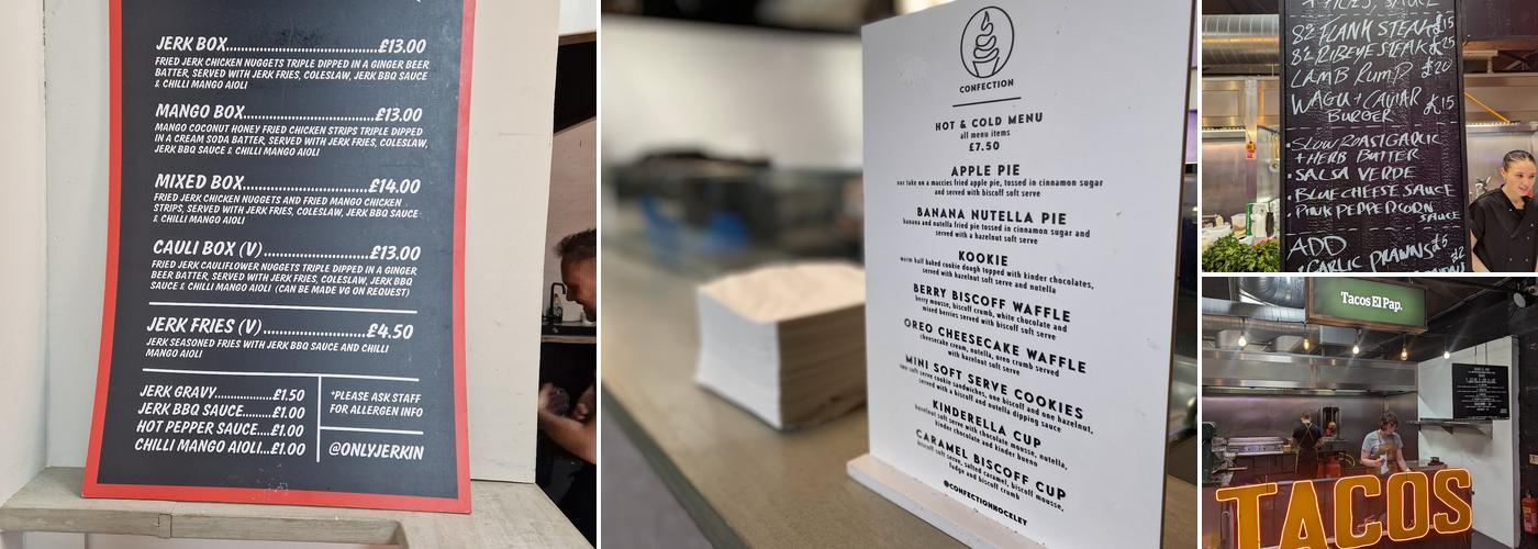 Hockley Social Club Menu