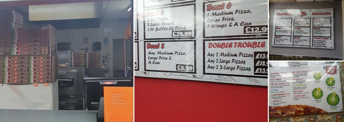 Hot Stuff Pizza Menu