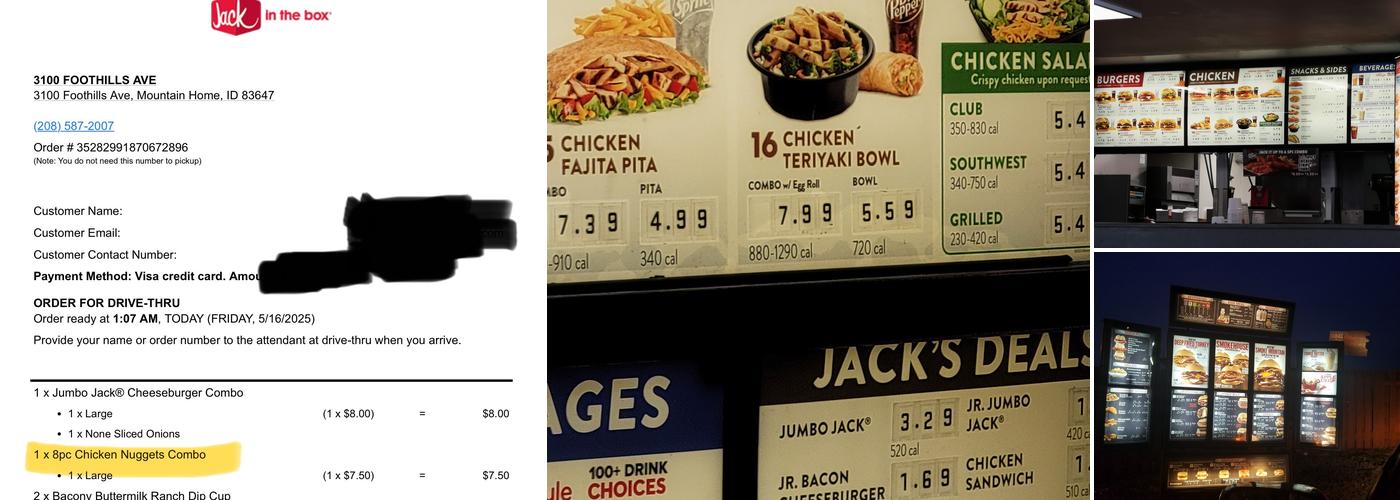 Jack In The Box Menu