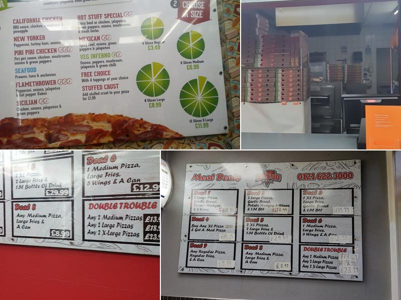 Hot Stuff Pizza Menu