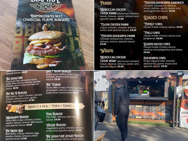 The BBQ HUT Menu