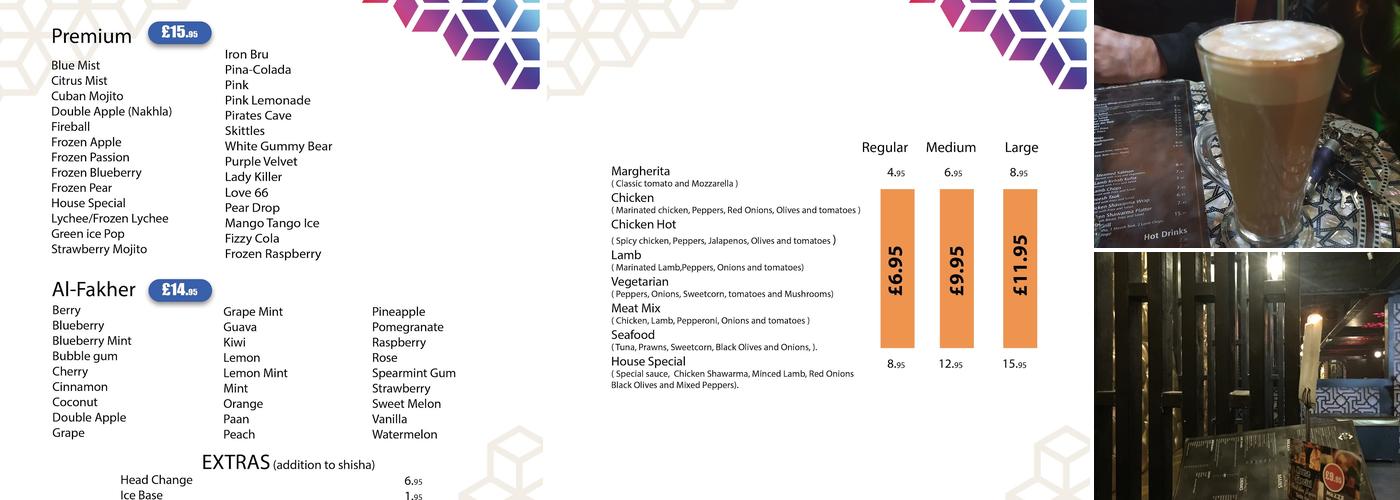Lè Mirage Lounge Menu