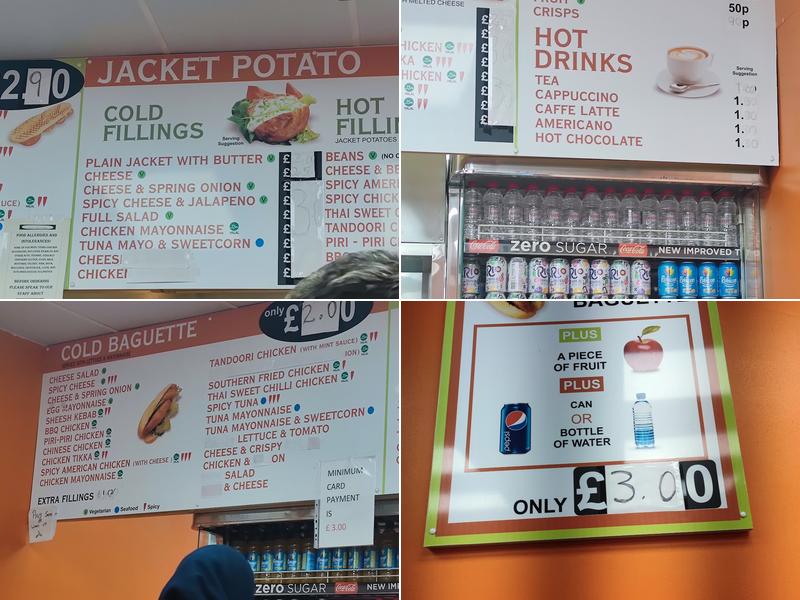 Baguettes 4 Less Menu