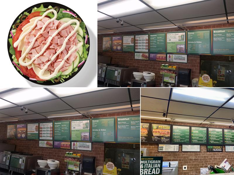 Subway Menu