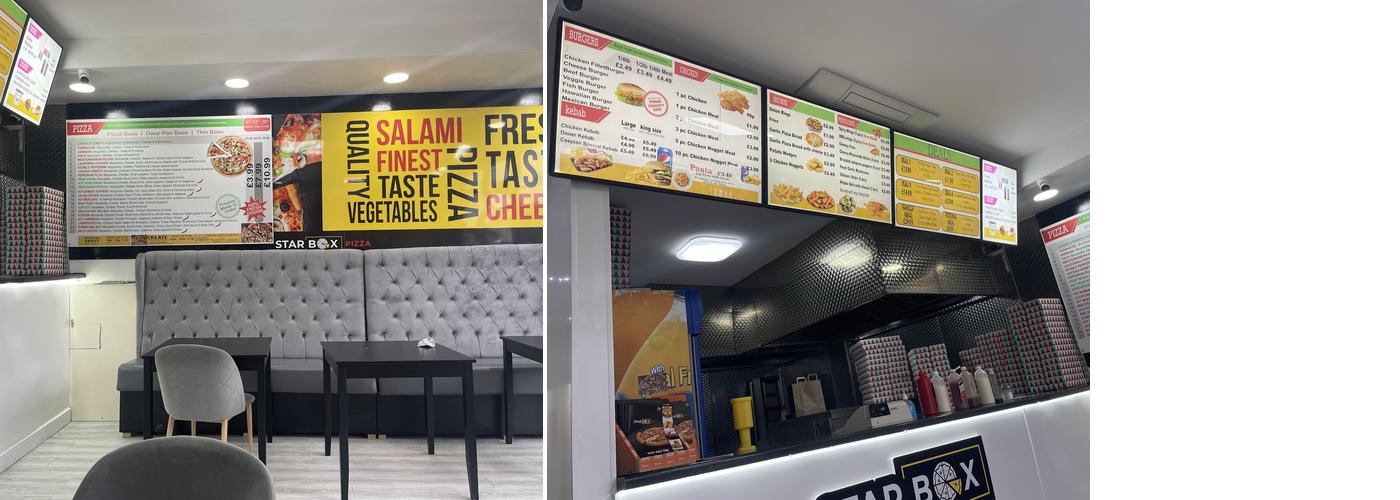 Starbox Pizza Menu