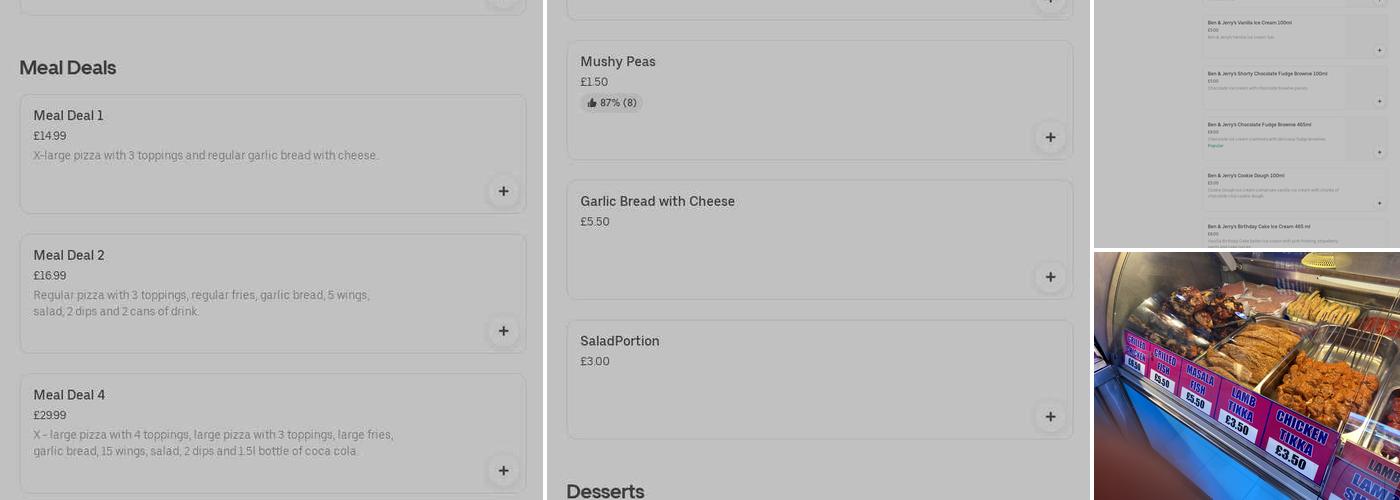 Classic Kebab House Aston Menu