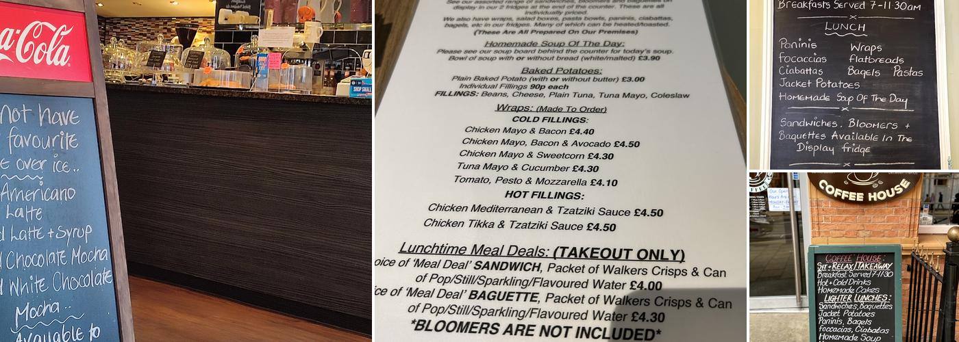 Knight’s Independent Coffee House Menu