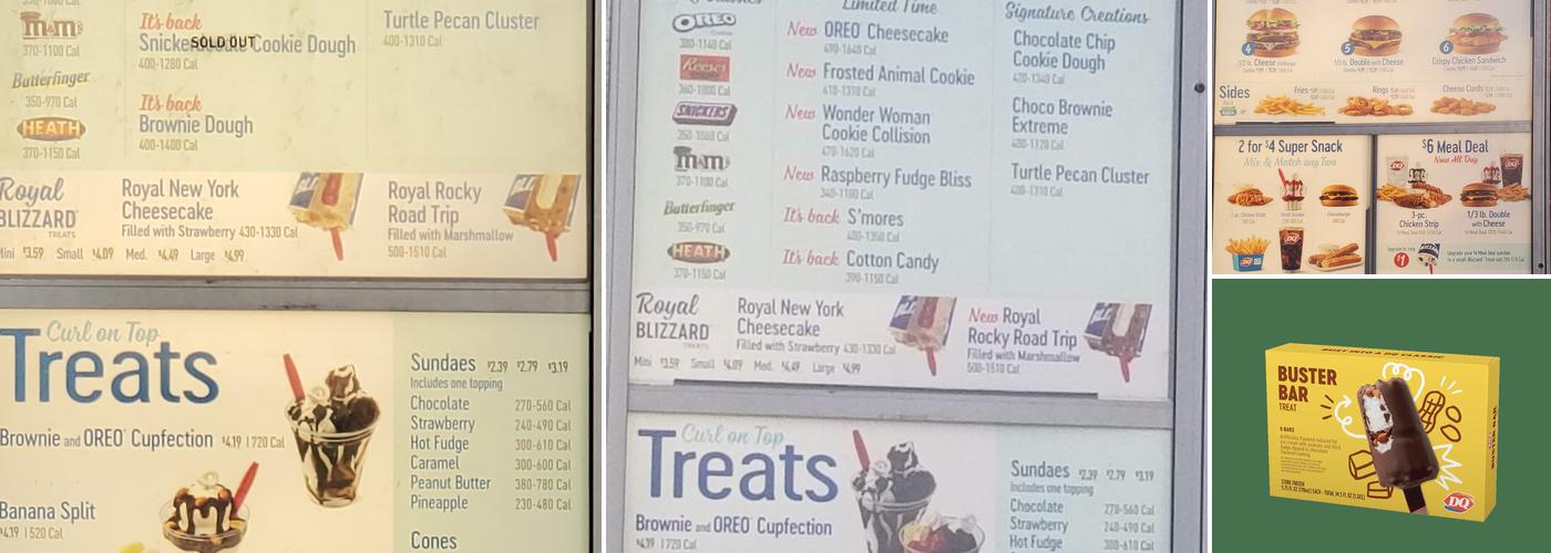 Dairy Queen Grill & Chill Menu