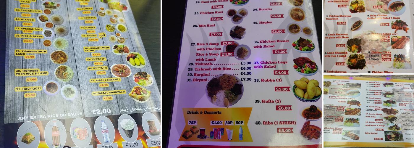 Alton Altun Restaurant Menu