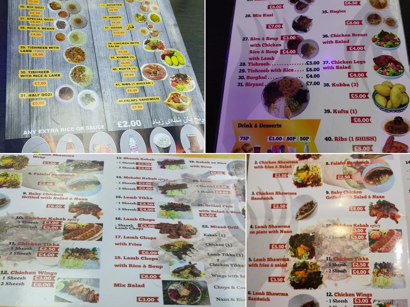 Alton Altun Restaurant Menu