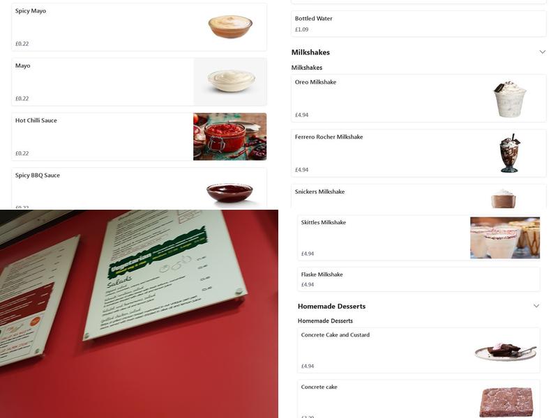 Tahini Healthy Grill Menu