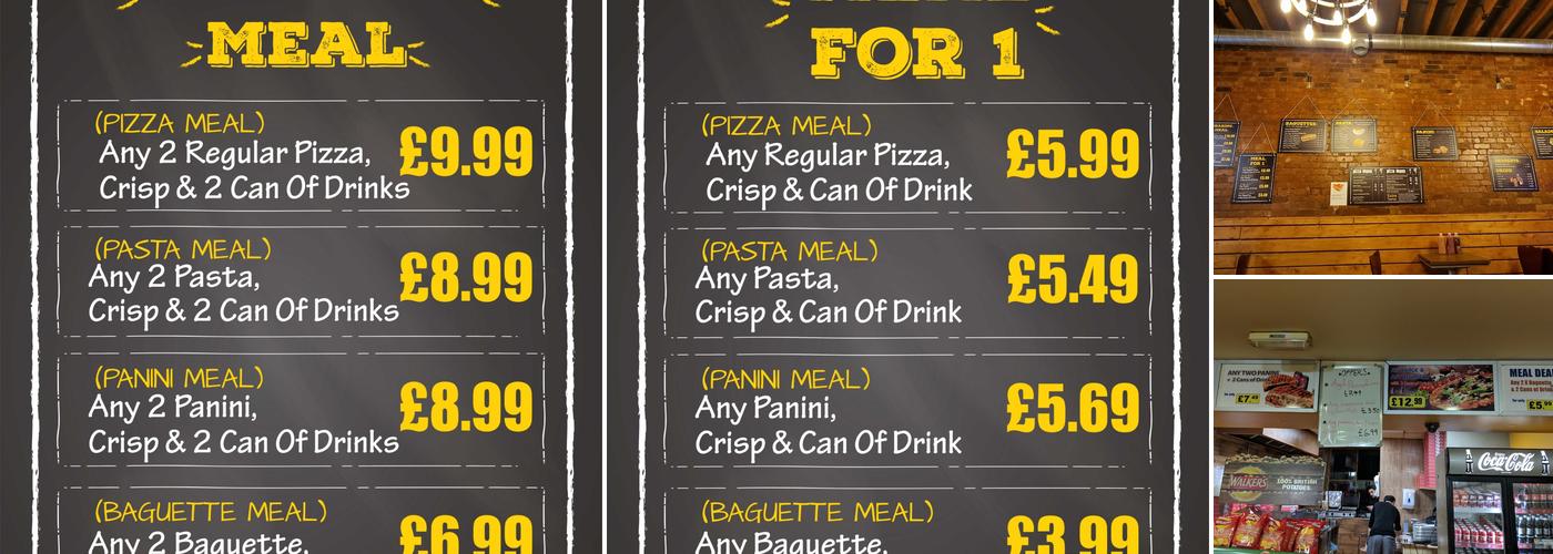 Caspian Pizza Menu