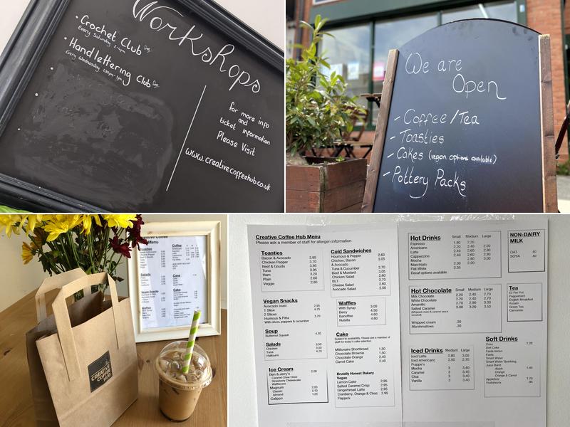 Creative Coffee Hub Menu
