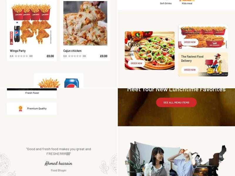 Big Chicken (hmc approved) Menu