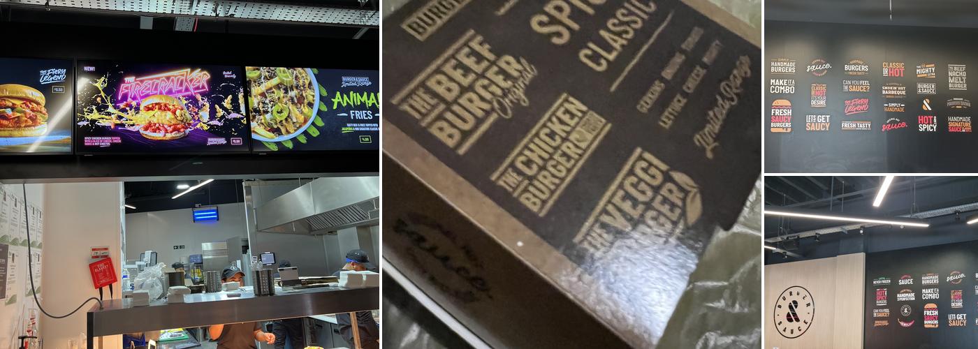 Burger & Sauce - Link Street Menu