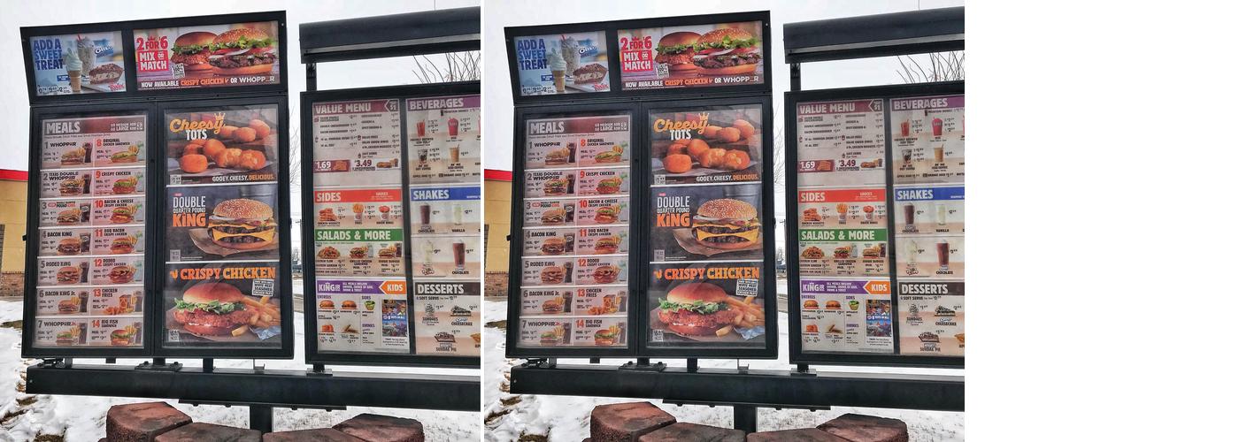 Burger King Menu