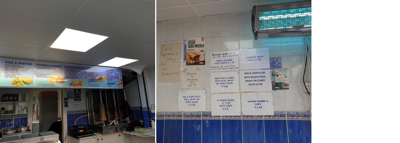 Georges Fish Bar Menu