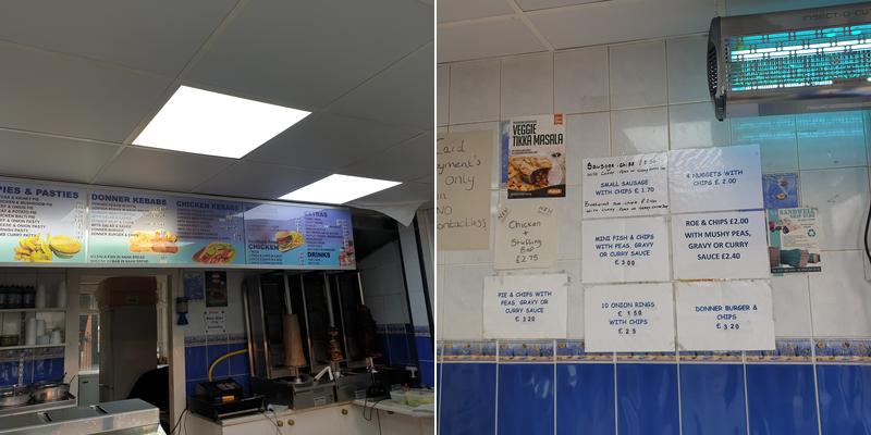 Georges Fish Bar Menu