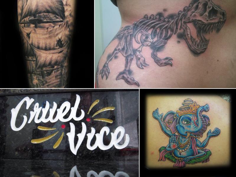 Cruel Vice Custom Tattoo