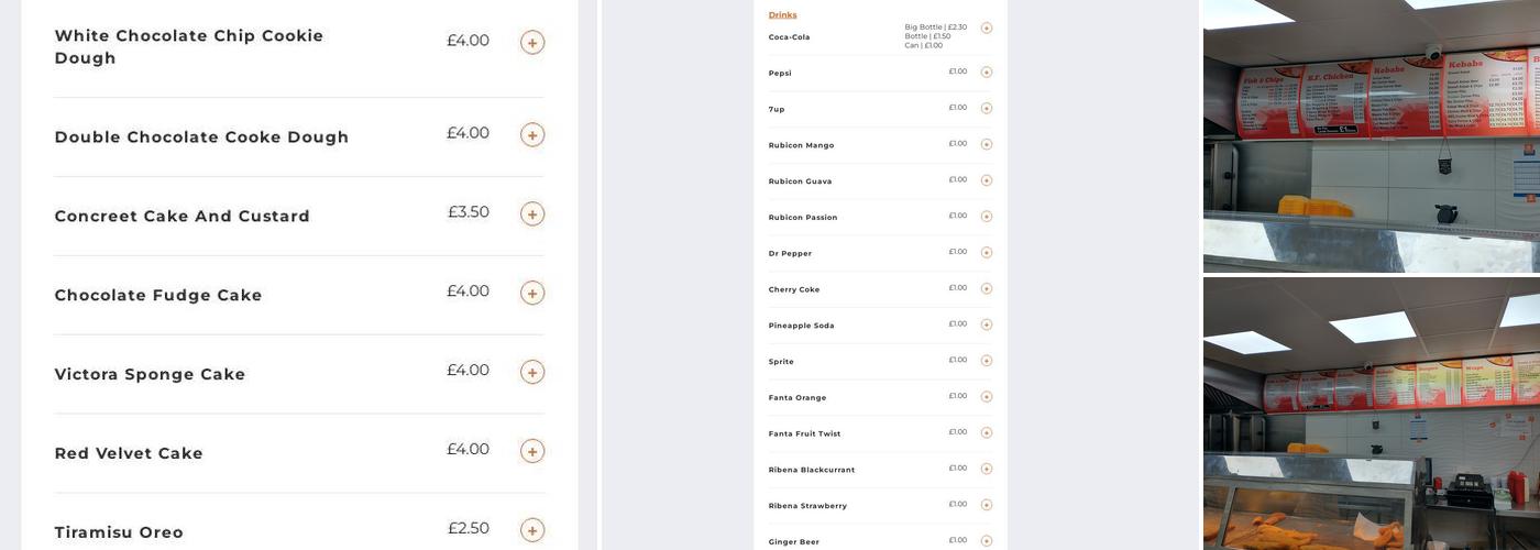 Big Saj Balsall Heath Menu